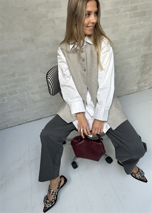 Aura ls skjorte Bright White Selected Femme 